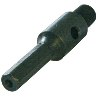 Adapter 6-kant-M16 incl. centreerboor 100mm