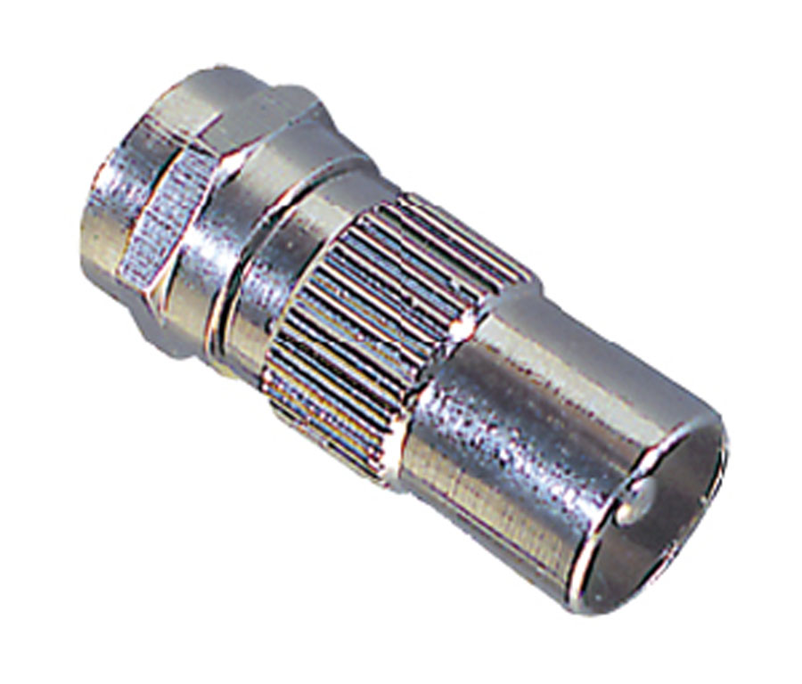 [ELI-34301] Adapter F mannelijk naar 9,5mm coax mannelijk