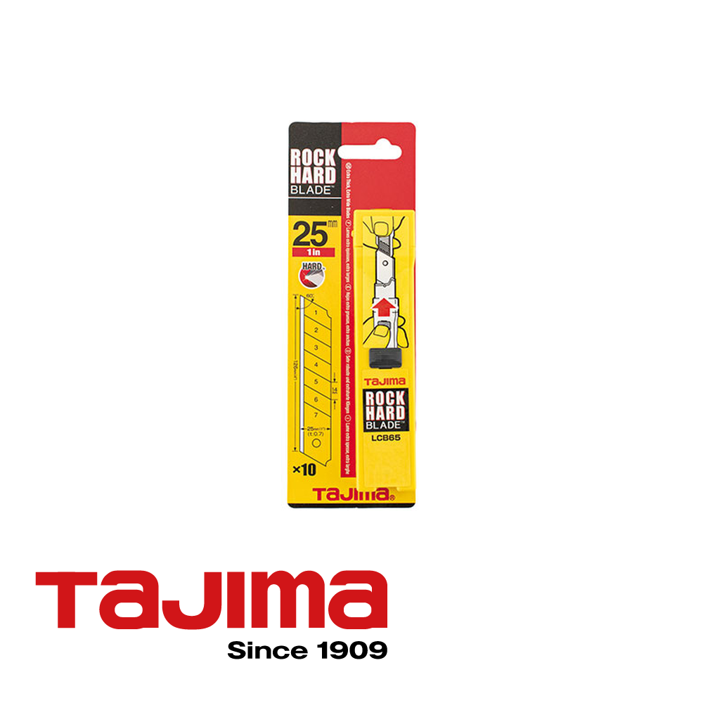 [PRO-TJLCB65] Afbreekmessen 25 x 0,7 mm - per 10 st