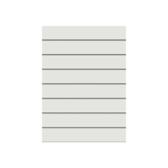 Afdekstrip FOR Junior RAL7035 4M 72mm Deelbaar