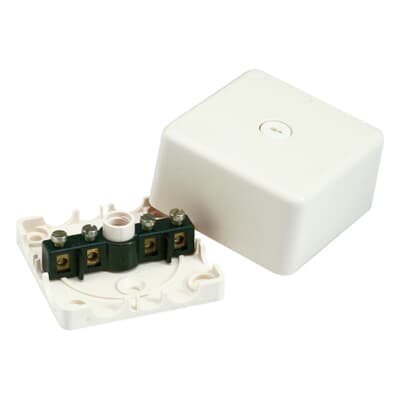 [ABB-FOB25IV] Aftakdoos 2,5mm2 ivoor met klemmensteun