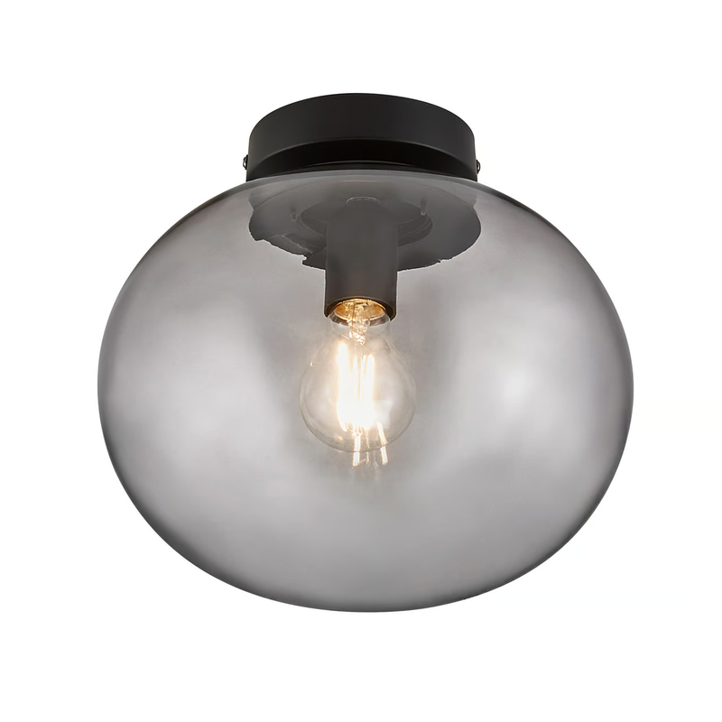 [NDL-2010506047] Alton 28 - Plafondlamp - Zwart Gerookt - E27