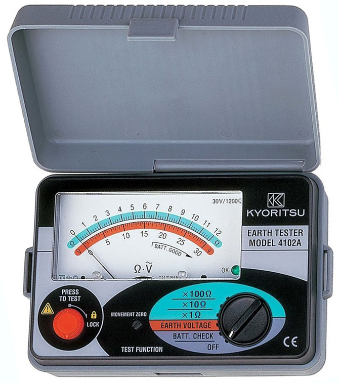 Analoge aardingsweerstandsmeter