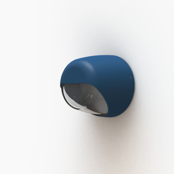 [RGP-193001134] Applique Ronex N°1 G9 LED Bleu azur mat 134
