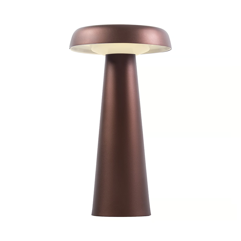 [NDL-2220155061] Arcello 14 [IP54] 3-Step-Dim Herlaadbaar - Tafellamp - Donkere Messing - 4,5W/300Lm