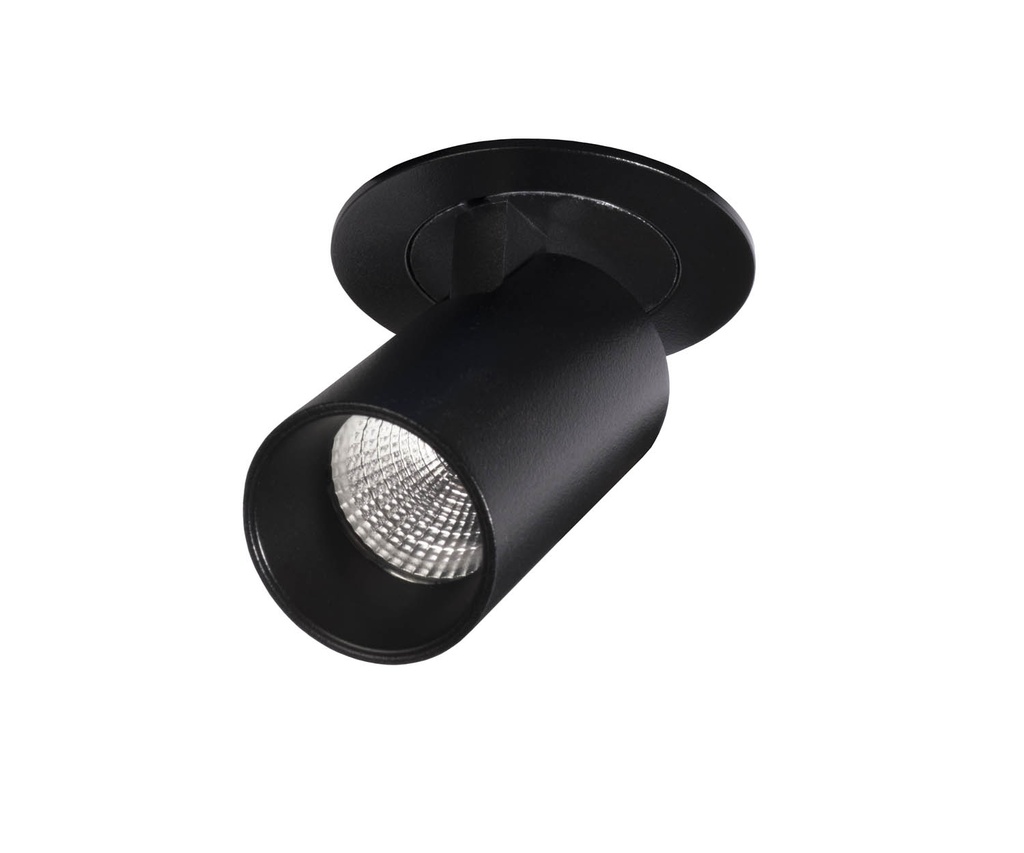 Ascot 8W zwart 2700K