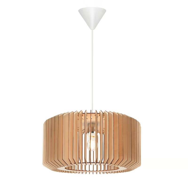 Asti 50 - Hanglamp - Natuur Hout - E27