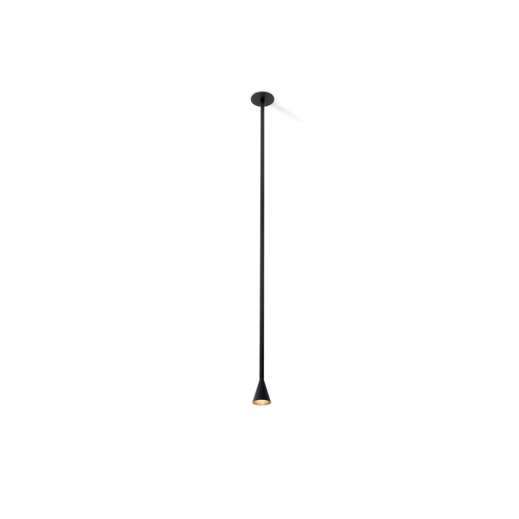 [TRZ-HVSBD 1112] Austere-Solitaire RF D+B BLACK / Driver incl. / dimmable (TRIAC/IGBT)