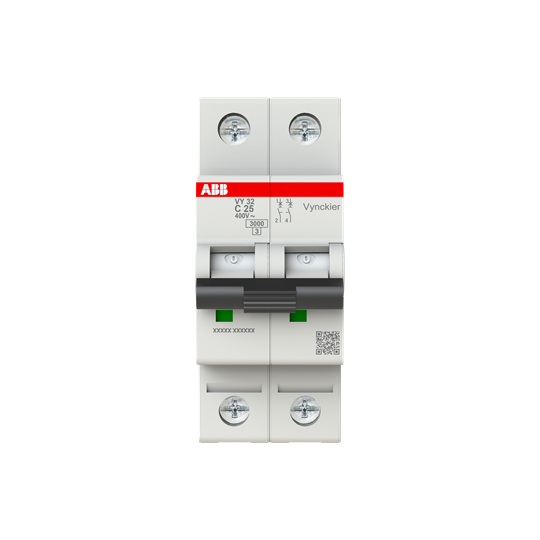 [ABB-VY32C25] Automaat VY30 2P C25 3kA