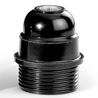 [HUP-761RS] BAKELIET FITTING ZWART