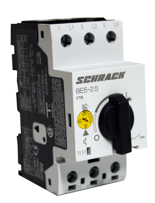 BE5 Motorbeveiligingsautomaat 3P 1A- 1,6A