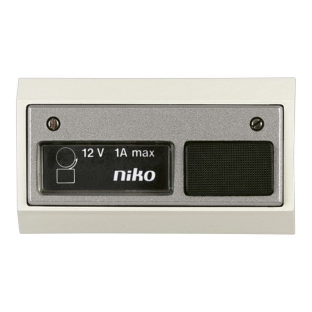 [NIK-05-540-33] BELDRUKKNOP 12V~ 1A