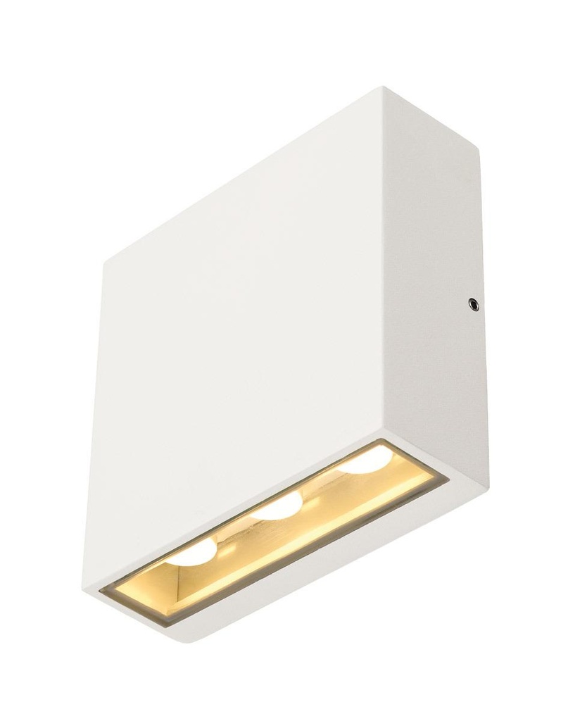 [SLV-1005125] BIG QUAD wandarmatuur, vierkant, wit, warmwit