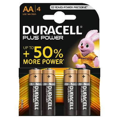 [HUP-A-ML1500/4] Batterij Alkaline Plus Power - AA - 1,5V - LR6 / MN1500