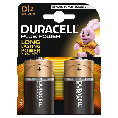 [HUP-A-ML1300/2] Batterij Alkaline Plus Power - D - 1,5V - LR20 / MN1300