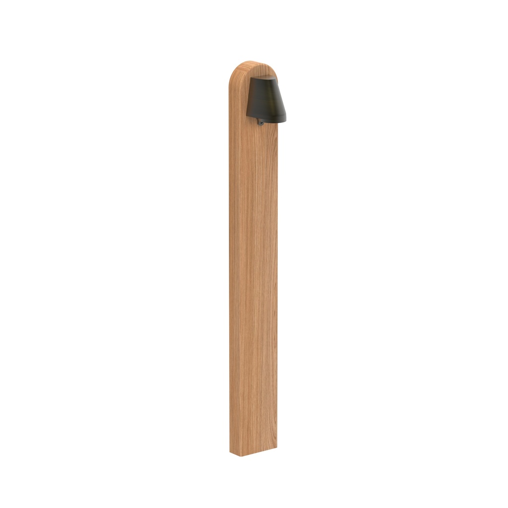 Beamy Teak 100cm 230V GU10 Antique Brass