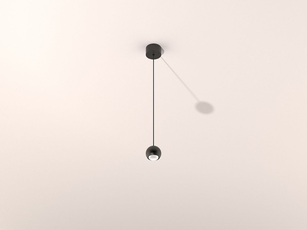 Berrier Junior Thin Wire 230V 2700K Mains Dimmable Textured Black