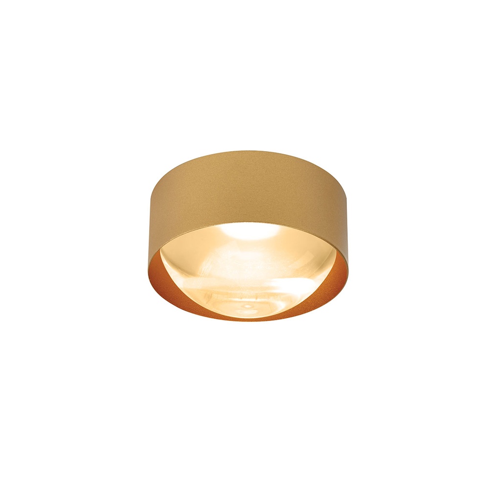 [TRZ-BIINC 1628] Bily 16 in BLACK + GOLD LEDholder / WW / Driver excl. / Concrete ceiling