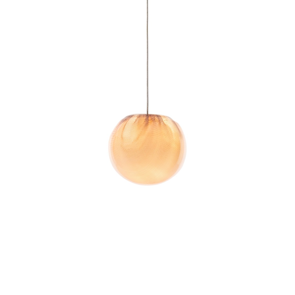 [BOC-84.1m*] Bocci 84.1m* Random Single pendant, Ø19mm round white canopy - 300 cm cable