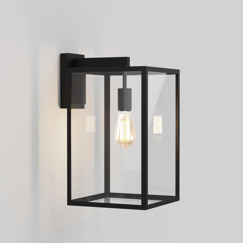 [AST-1354007] Box Lantern 450 Textured Black