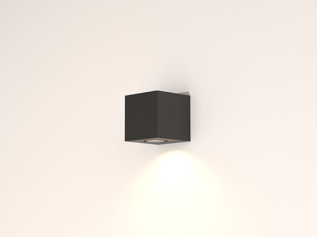 Brix Single Beam IP65 230V 3000K Mains Dimmable Textured Black