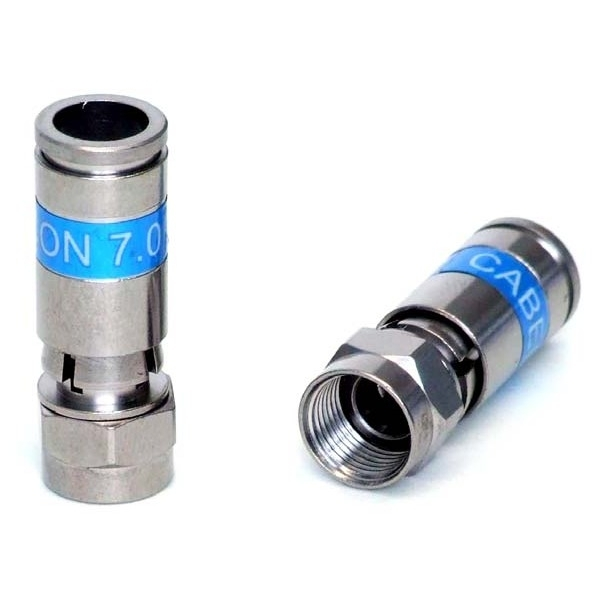 CABELCON F COMPRESSIE CONNECTOR VOOR RG6 COAX KABEL