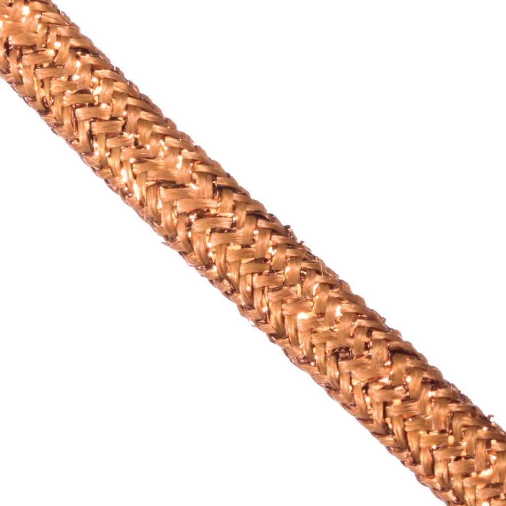 CABLE kabel - textielkabel 3x0,75 /m glitter copper