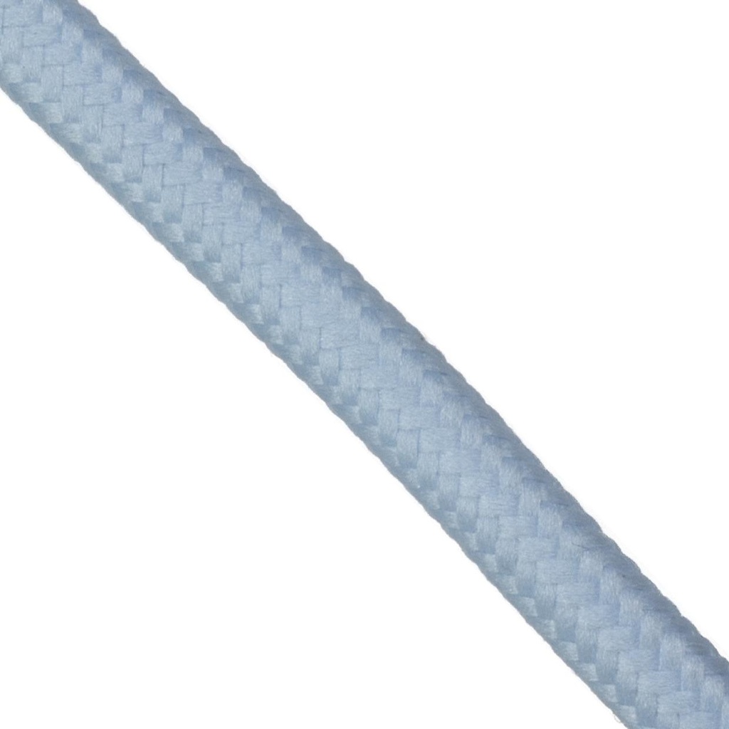 CABLE kabel - textielkabel 3x0,75 /m light blue