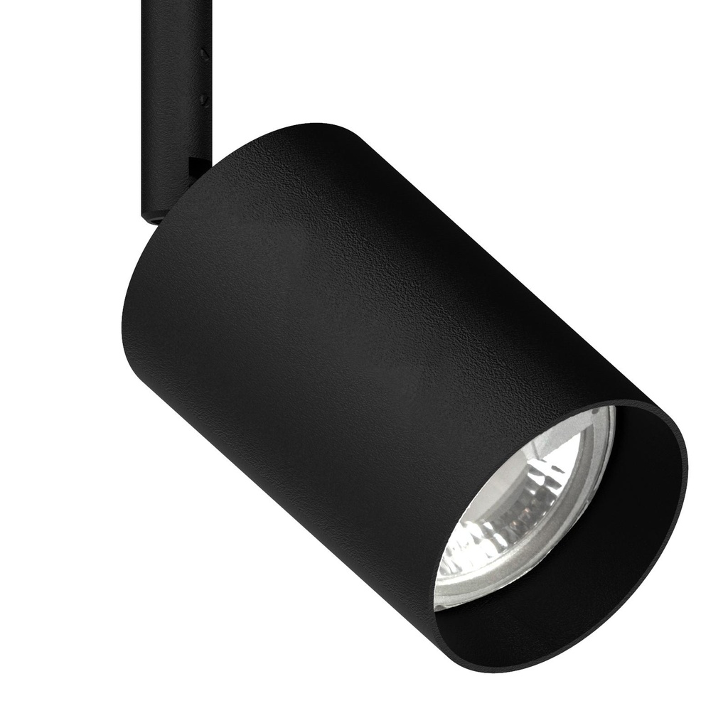 CAPA opbouwspot M10 - rond - richtbaar - zonder ledlamp zwart textuur