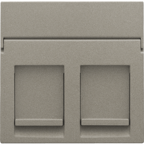 [NIK-123-65200] CENTRAALPLAAT DATA 2X RJ