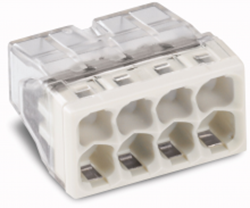 COMPACT-lasklem voor massieve geleiders, transparant