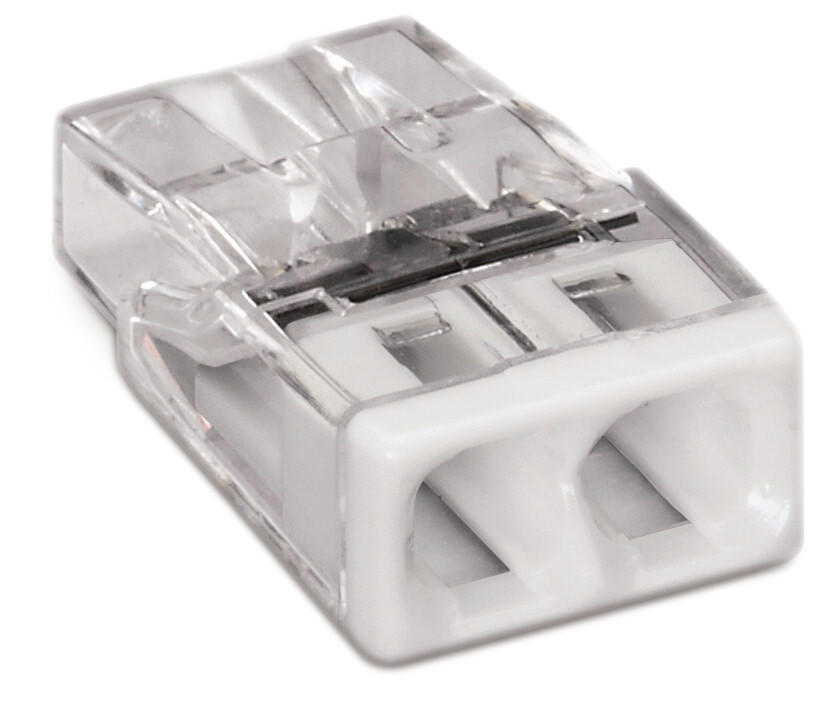[WAG-2273-202] COMPACT-lasklem voor massieve geleiders, transparant