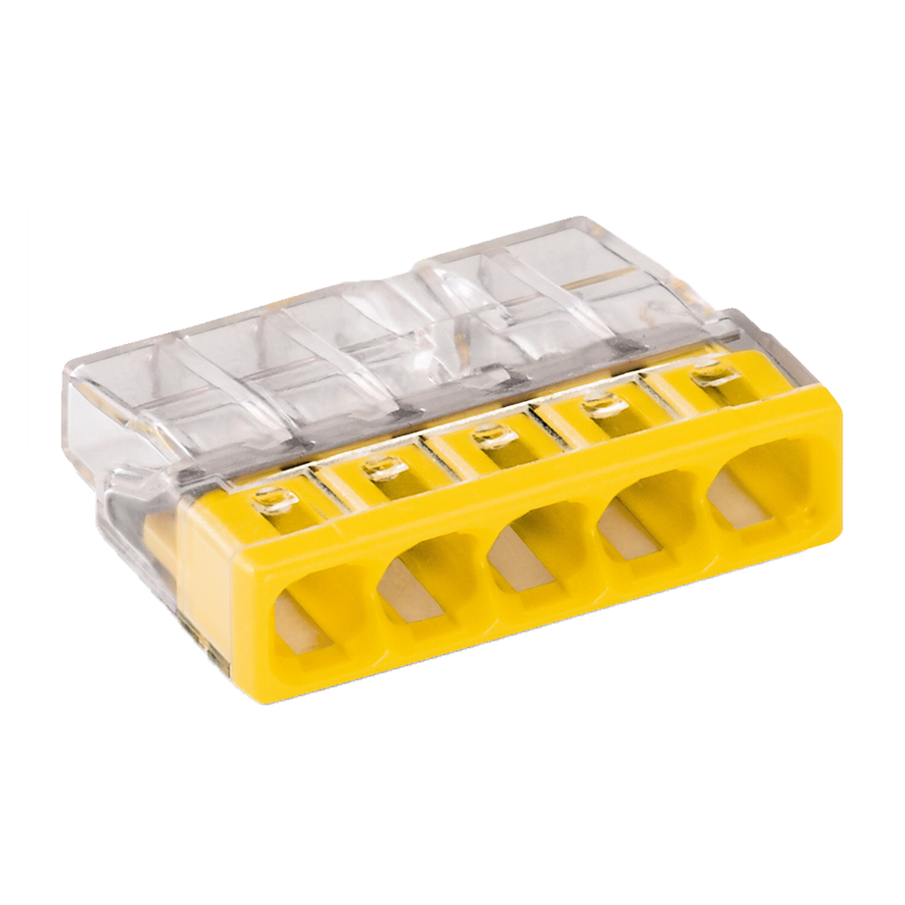 COMPACT-lasklem voor massieve geleiders, transparant