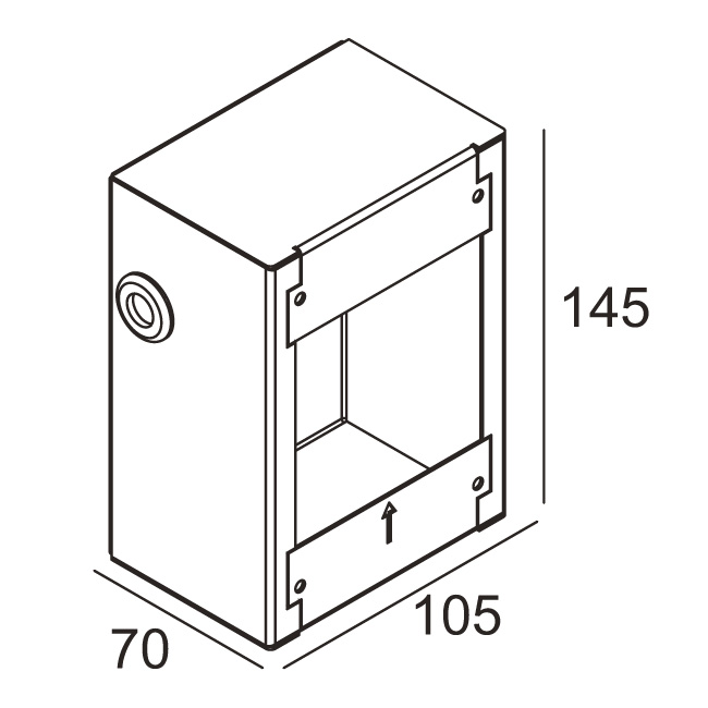 [DEL-270 11 186] CONCRETE BOX 186
