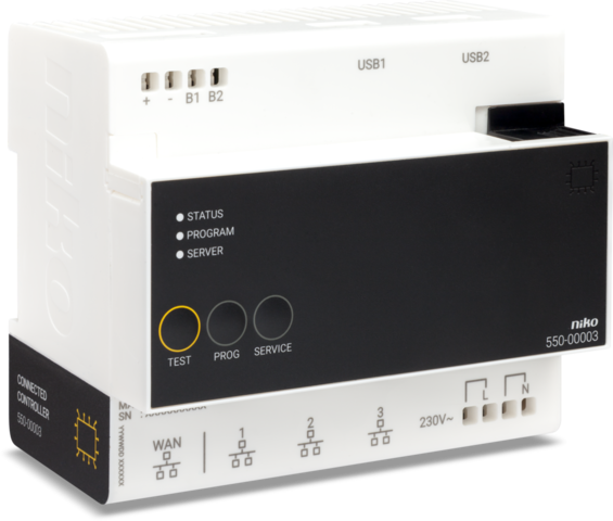 CONNECTED CONTROLLER VOOR NIKO HOME CONTROL II