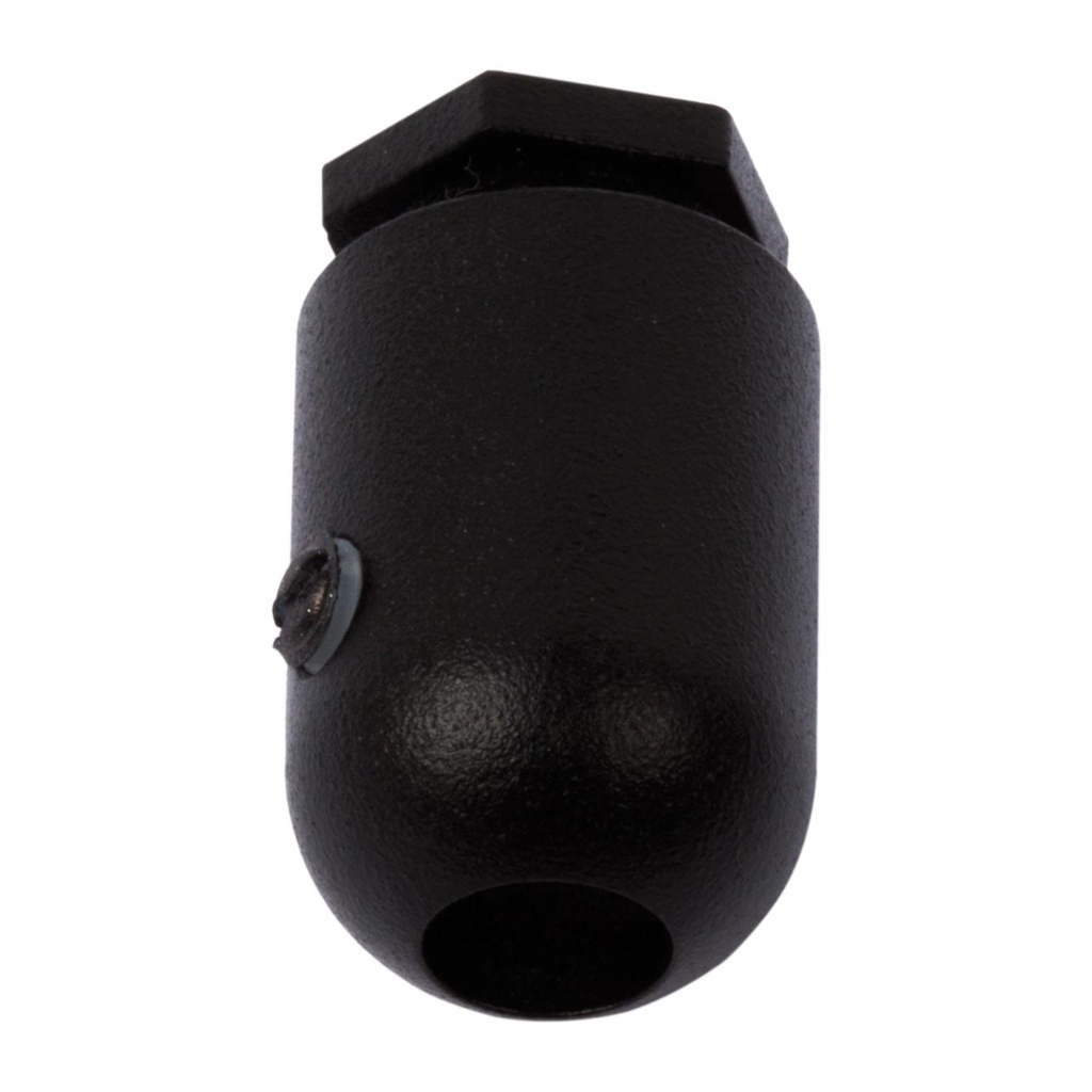 [PSM-P040.2M] CONNECTOR accessoires voor hanglamp - trekontlasting voor kabel max. Ø6,5 mm zwart textuur