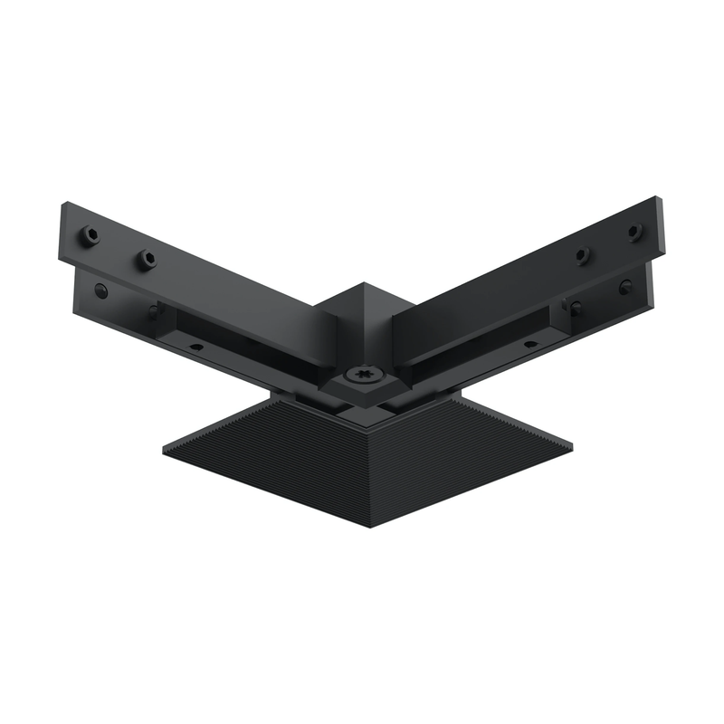 CORNER 90 RECESSED BLK MICRO R.MAGNET