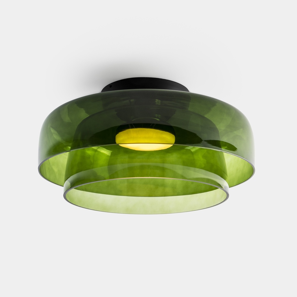 [LC4-15-A135-05-08] Ceiling fixture Levels Ceiling 2 Bodies Ø420mm + Ø320mm LED 28W SW 2700-3000-4000K PHASE CUT Black 2