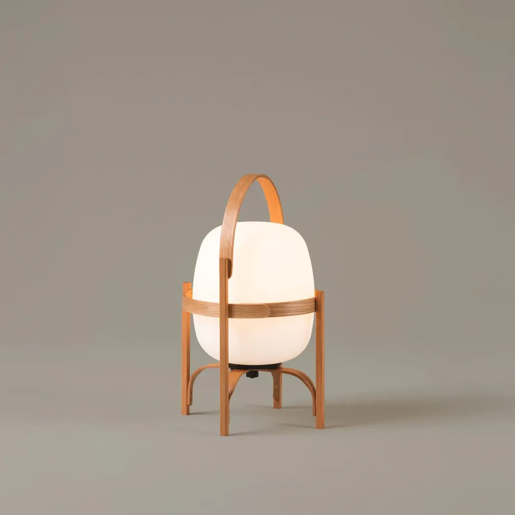 [SNC-CESTC02] Cestita Batería: Lampshade: White opal glass.