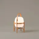 Cestita Batería: Lampshade: White opal polyethylene.