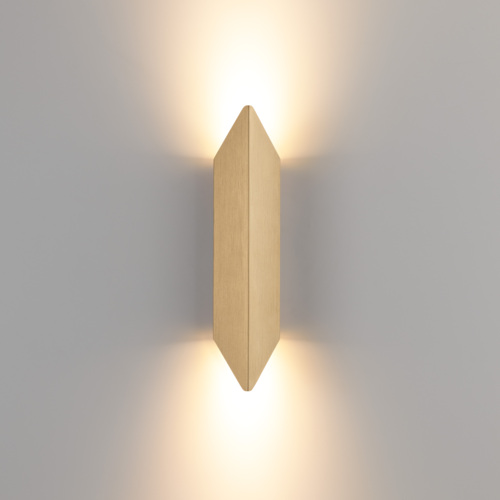 Chival Wall Up/Down 292 2x LED 2700K Trailing Edge DI Champagne Brushed Anodised