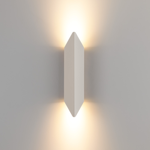 Chival Wall Up/Down 292 2x LED 2700K Trailing Edge DI Grey White Structure
