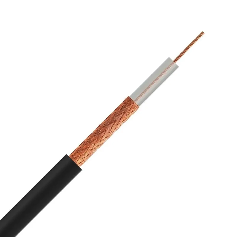 Coaxial kabel - RG-59 - 75 Ohms - CPR - 6,2mm - Zwart - 100m