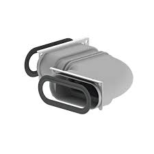 ComfoTube flat 51 - Bocht H horizontale afbuiging 90°