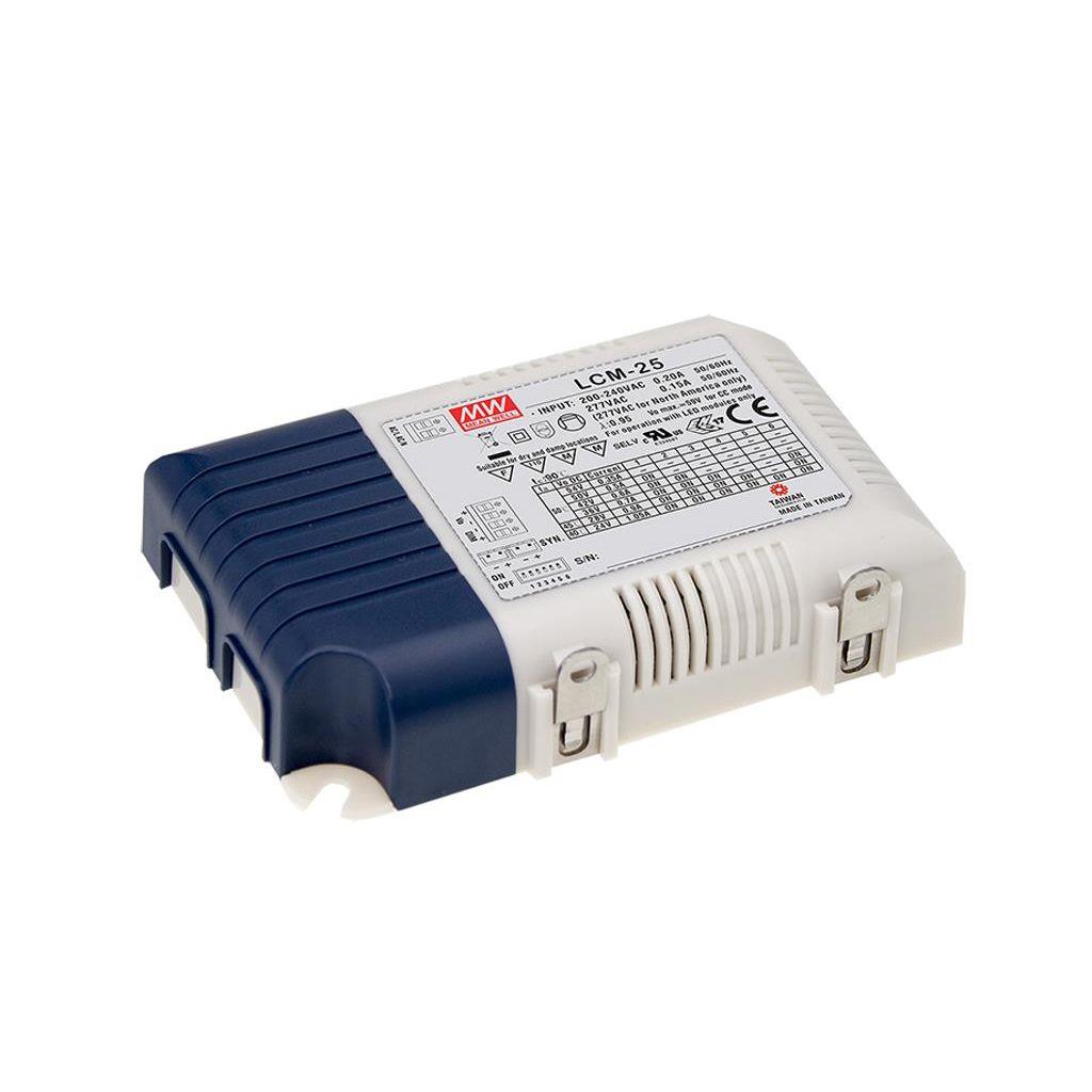 [LUM-LCM-25] Constant current - AC/DC - IP20 - 25W - with built-in 3 in 1 dimming function - 0-10VDC, PWM signal, or resistance
