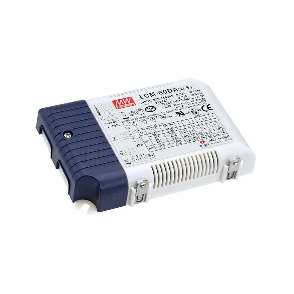 [LUM-LCM-60DA2] Constant current - AC/DC - IP20 - 60W - with built-in DALI-2 interface and push dimming function