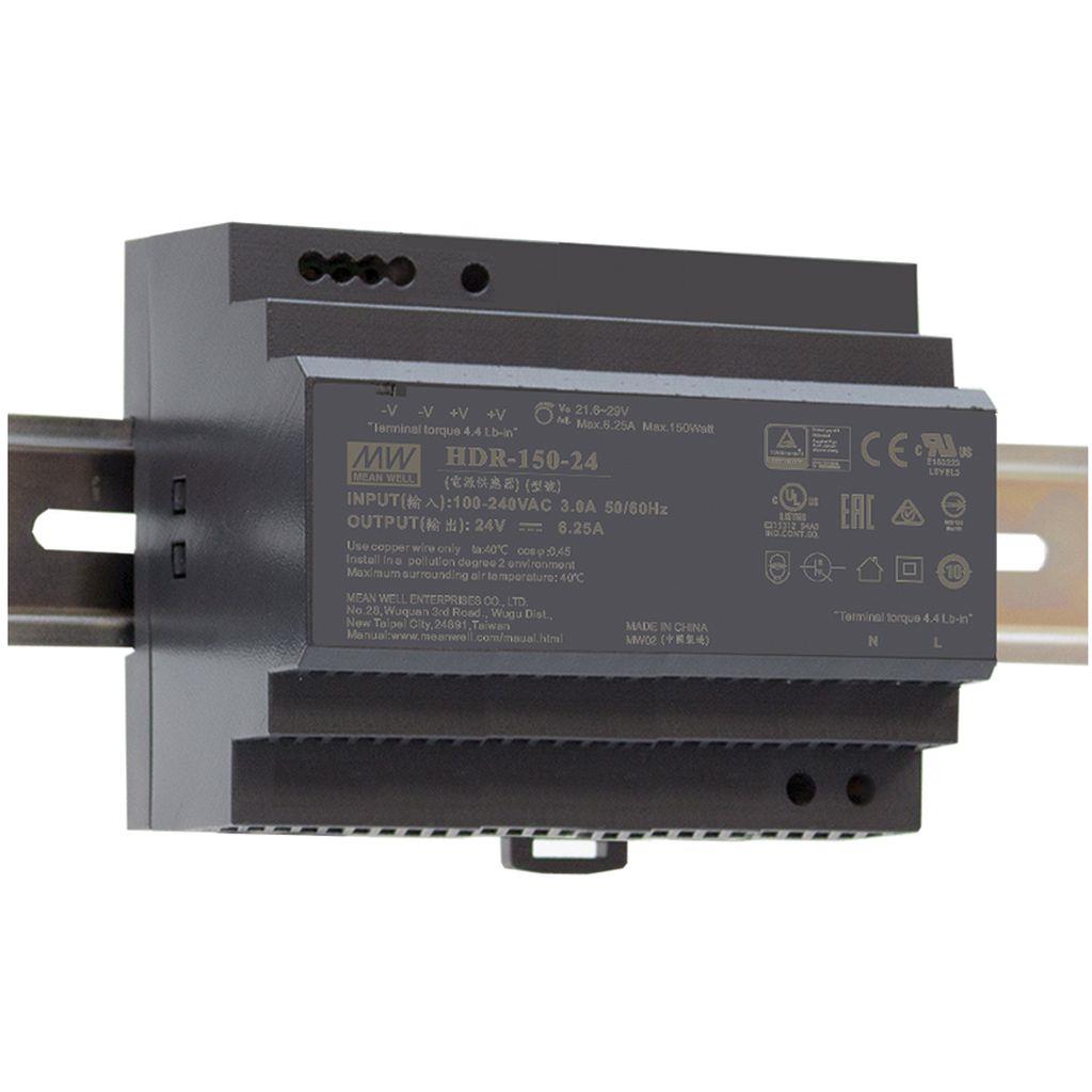[LUM-HDR-150-12] Constant voltage - AC/DC - 12V - 135,6W - No IP assigned