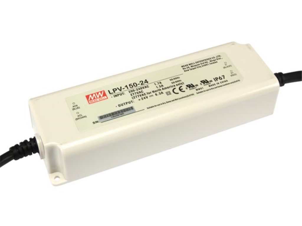 [LUM-LPV-150-24] Constant voltage - AC/DC - 24V - 151,2W - IP67