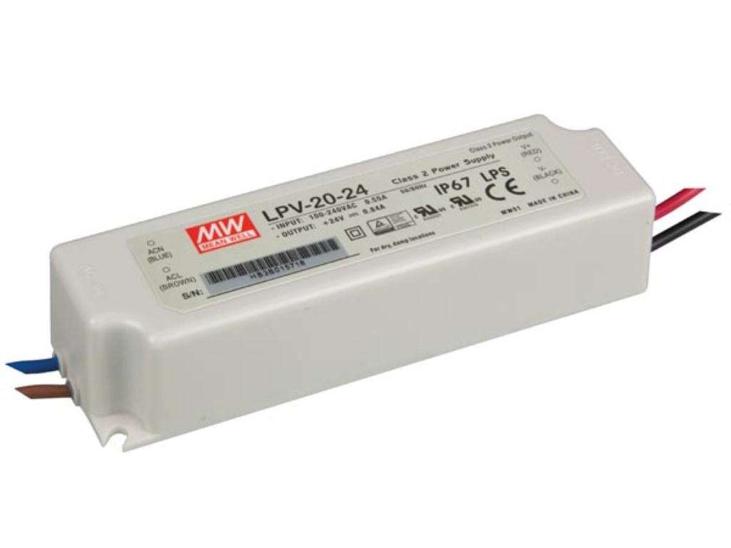 [LUM-LPV-20-24] Constant voltage - AC/DC - 24V - 20,2W - IP67