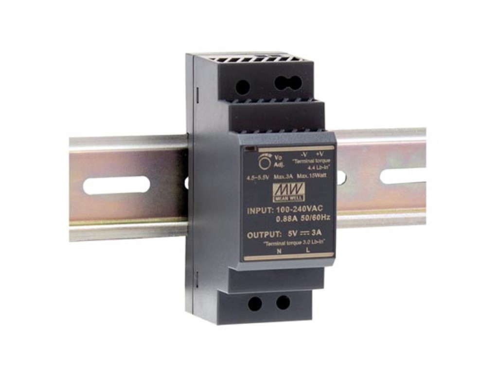 [LUM-HDR-30-24] Constant voltage - AC/DC - 24V - 36W - No IP assigned